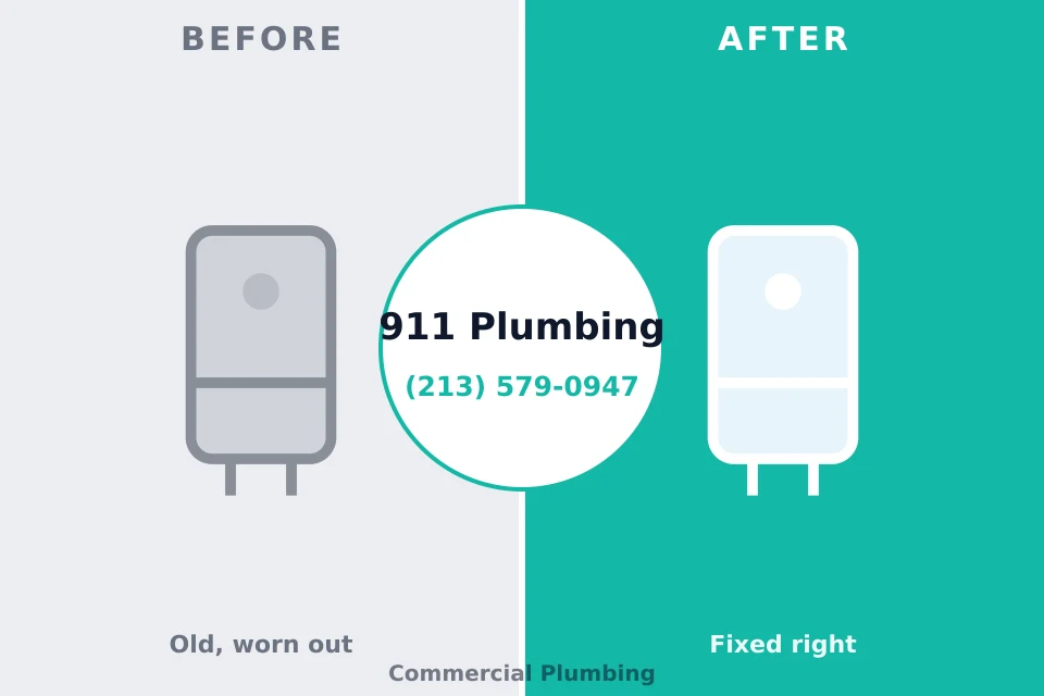 Before and after: plumbing repair New Richmond, WI